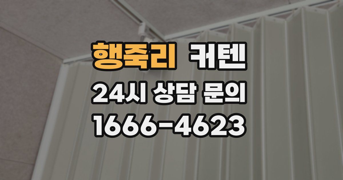 행죽리 커텐