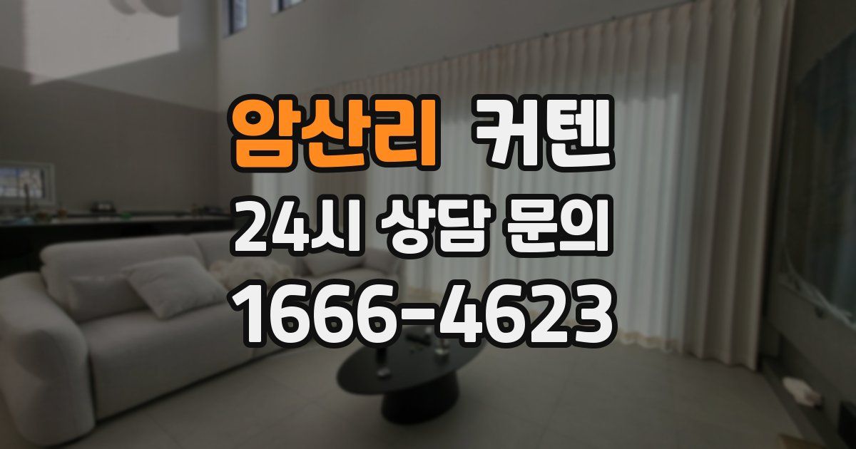 암산리 커텐