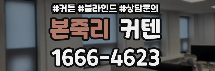 본죽리 커텐