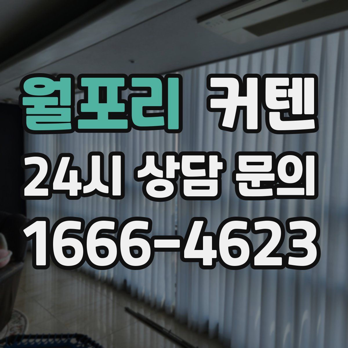 월포리 커텐