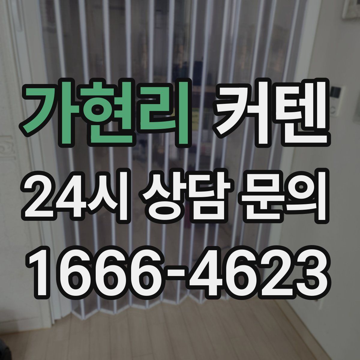 가현리 커텐