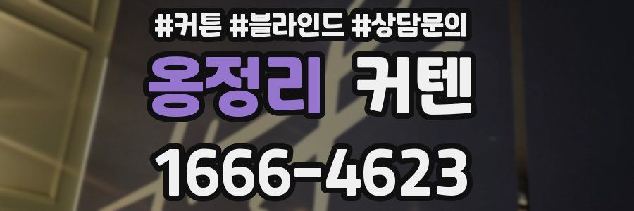 옹정리 커텐
