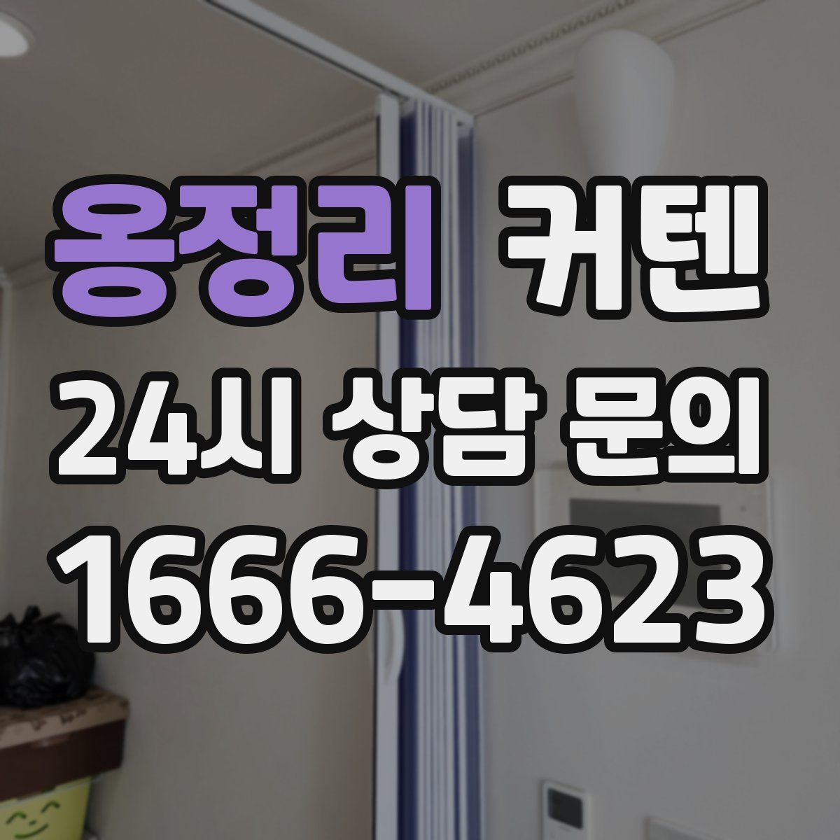 옹정리 커텐