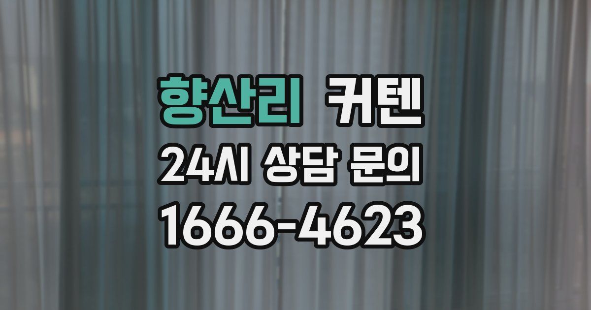 향산리 커텐