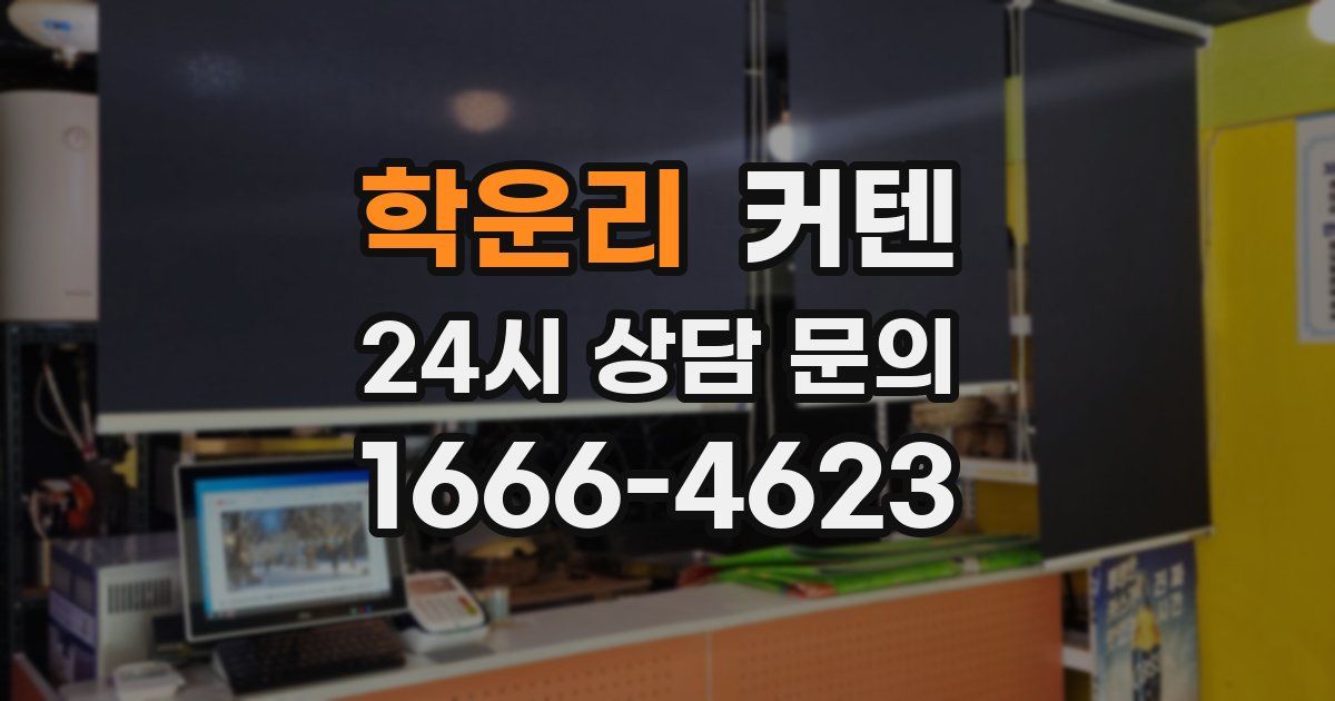 학운리 커텐