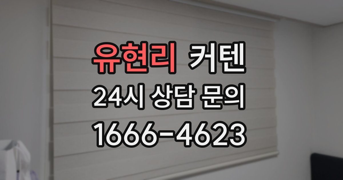 유현리 커텐