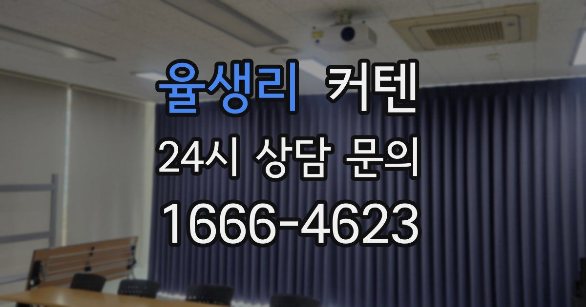 율생리 커텐
