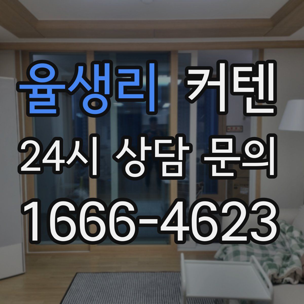 율생리 커텐
