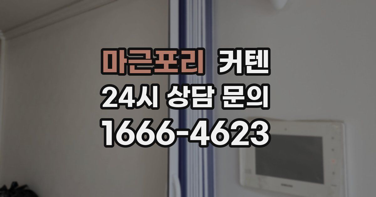 마근포리 커텐