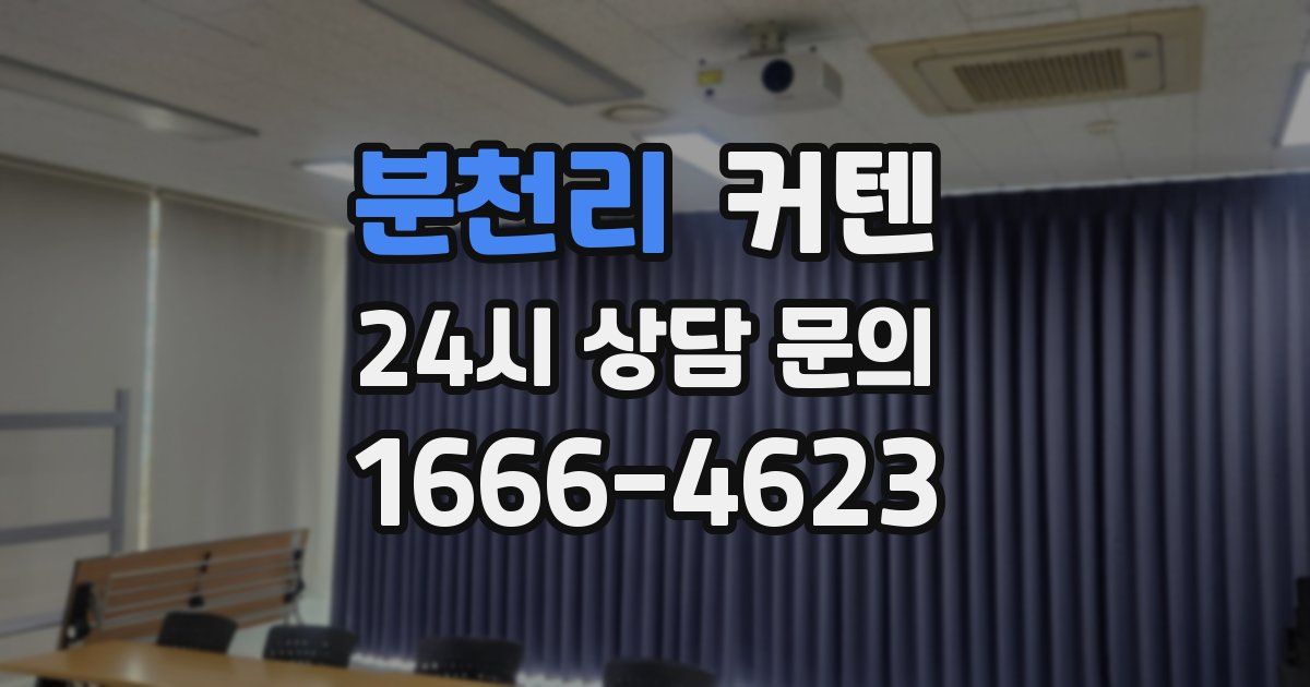 분천리 커텐