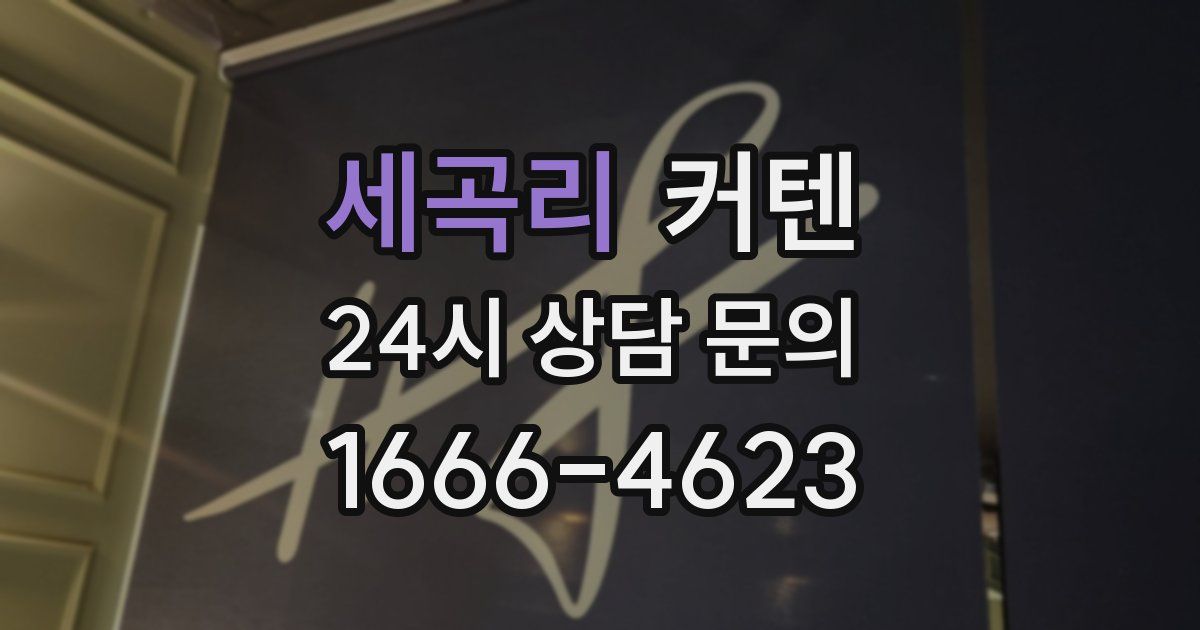 세곡리 커텐