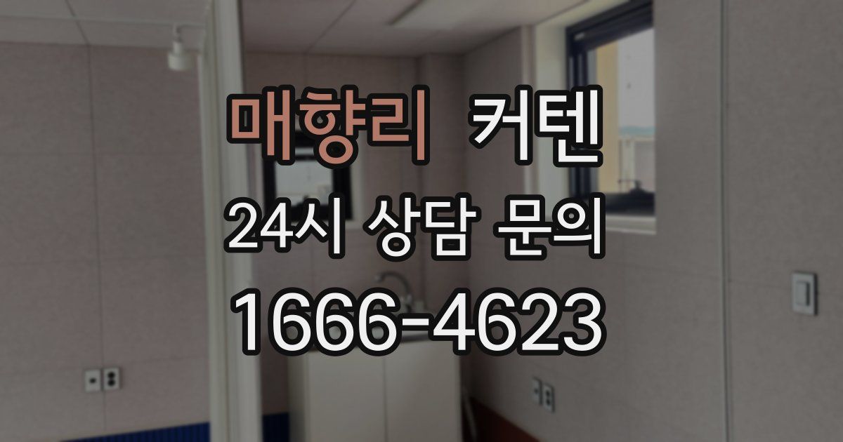매향리 커텐