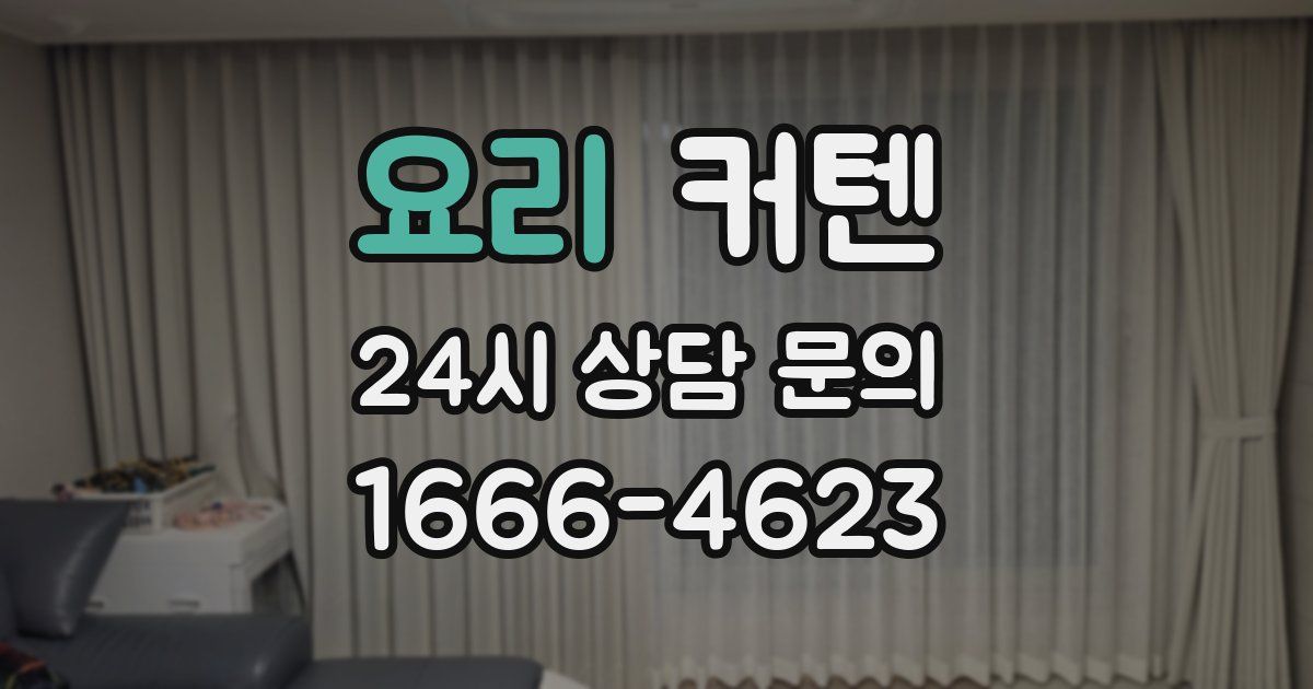 요리 커텐