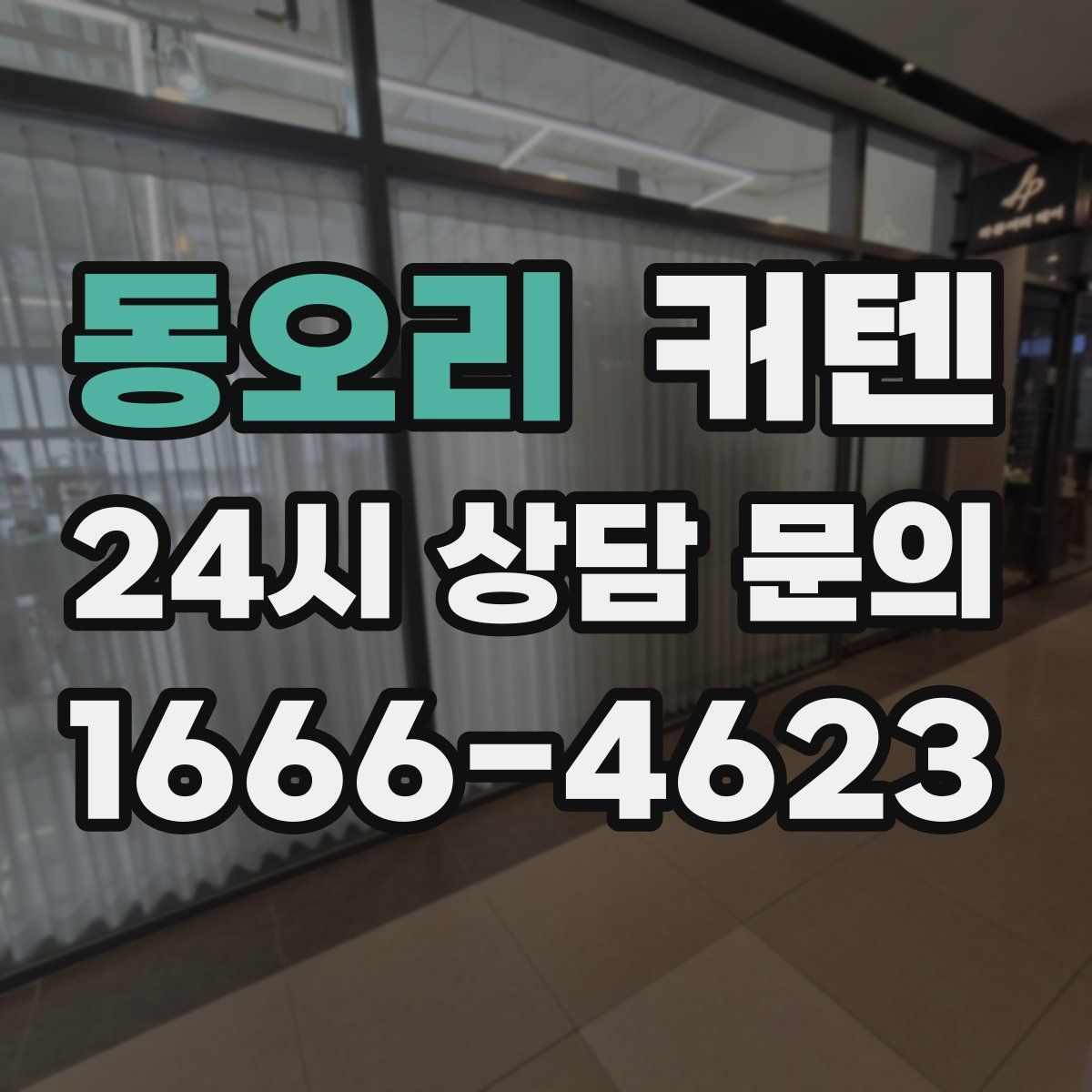 동오리 커텐