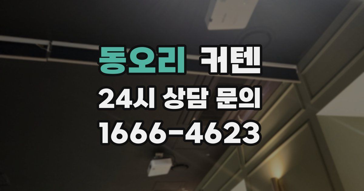 동오리 커텐