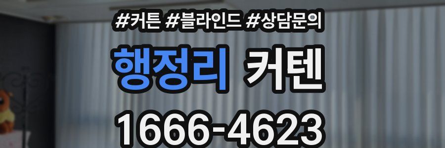 행정리 커텐