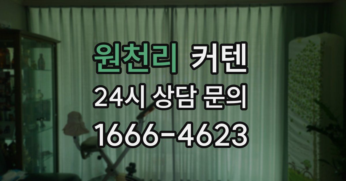 원천리 커텐