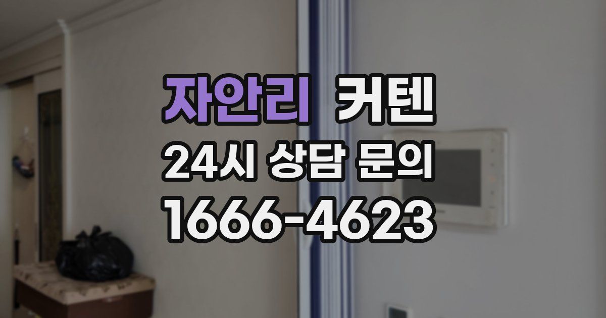 자안리 커텐