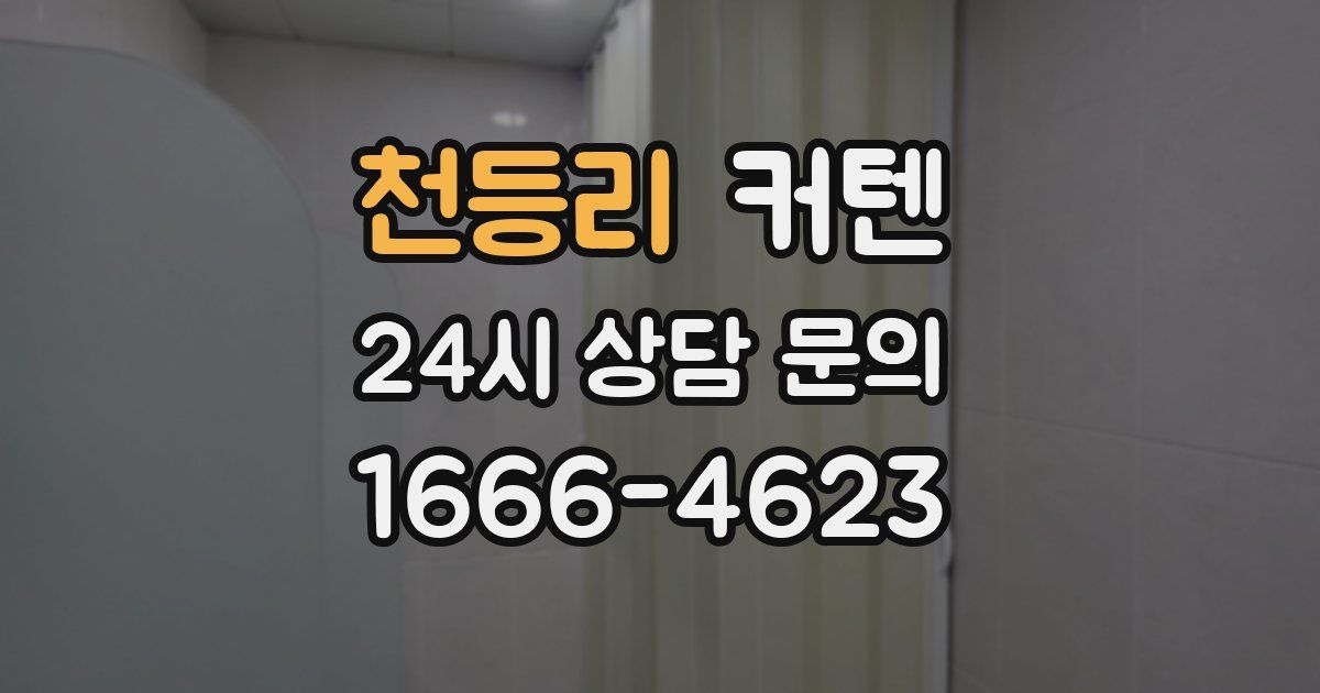 천등리 커텐