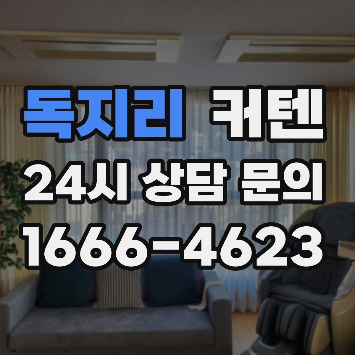 독지리 커텐
