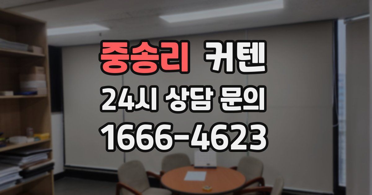중송리 커텐