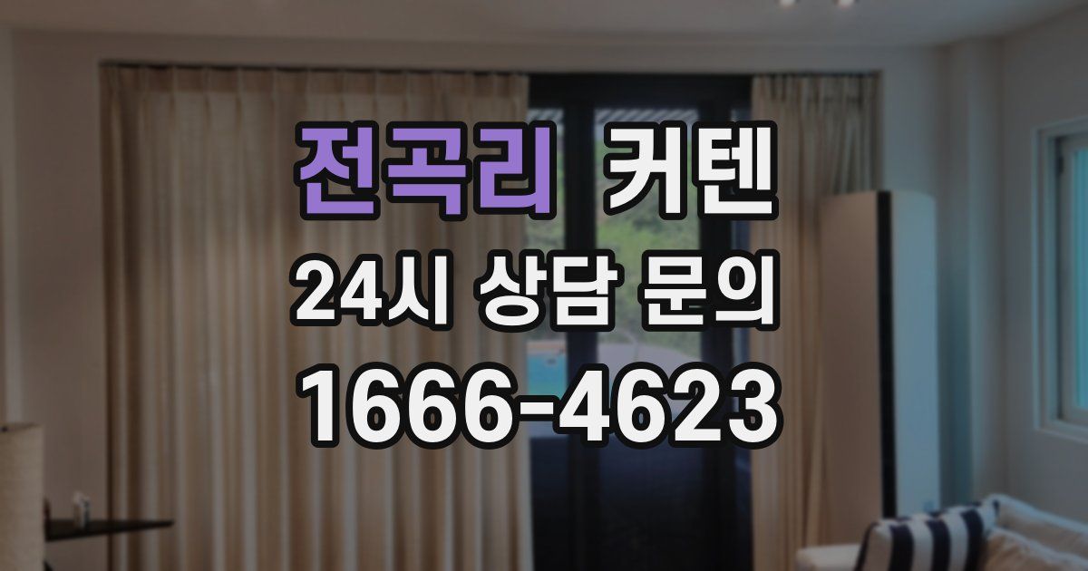 전곡리 커텐