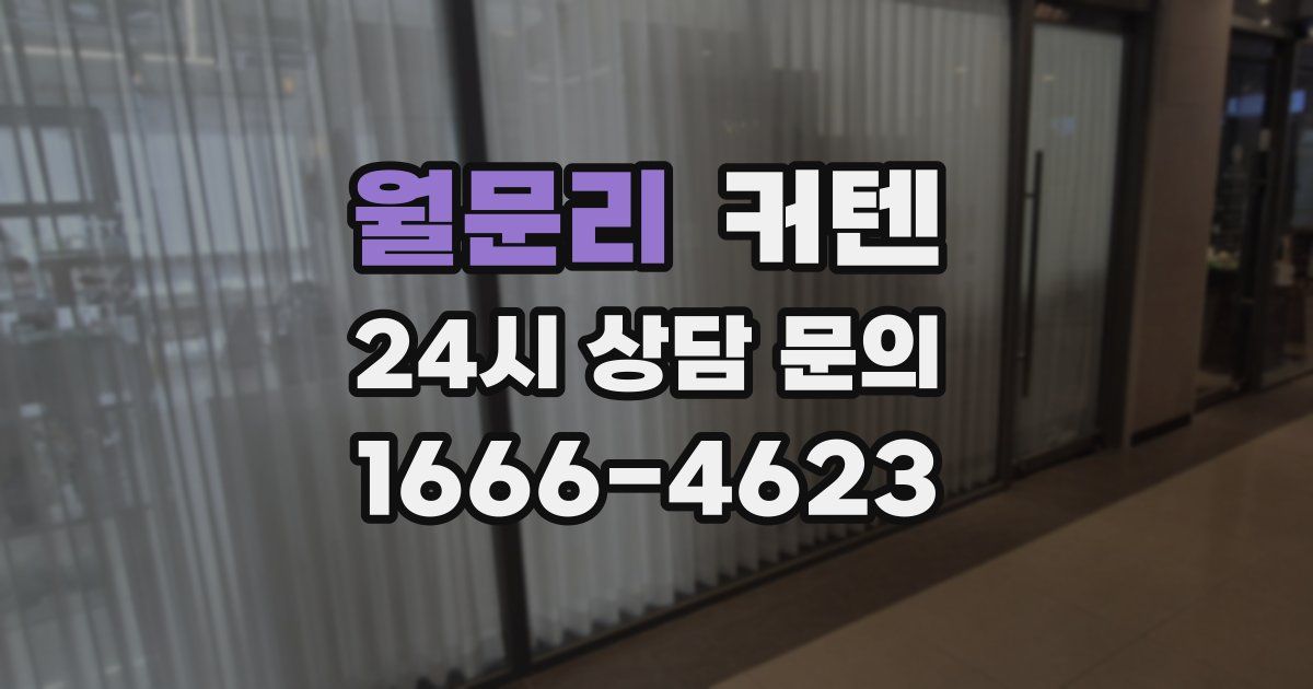 월문리 커텐