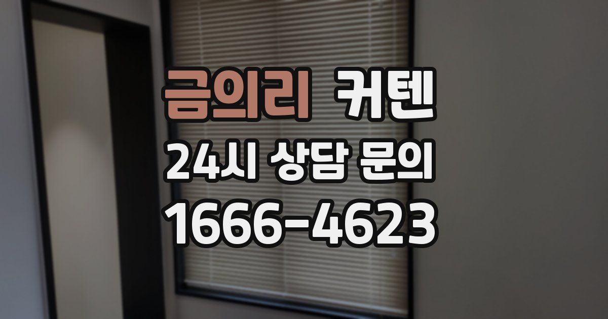 금의리 커텐