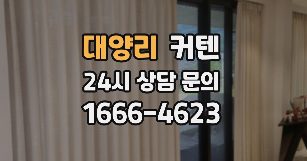 대양리 커텐