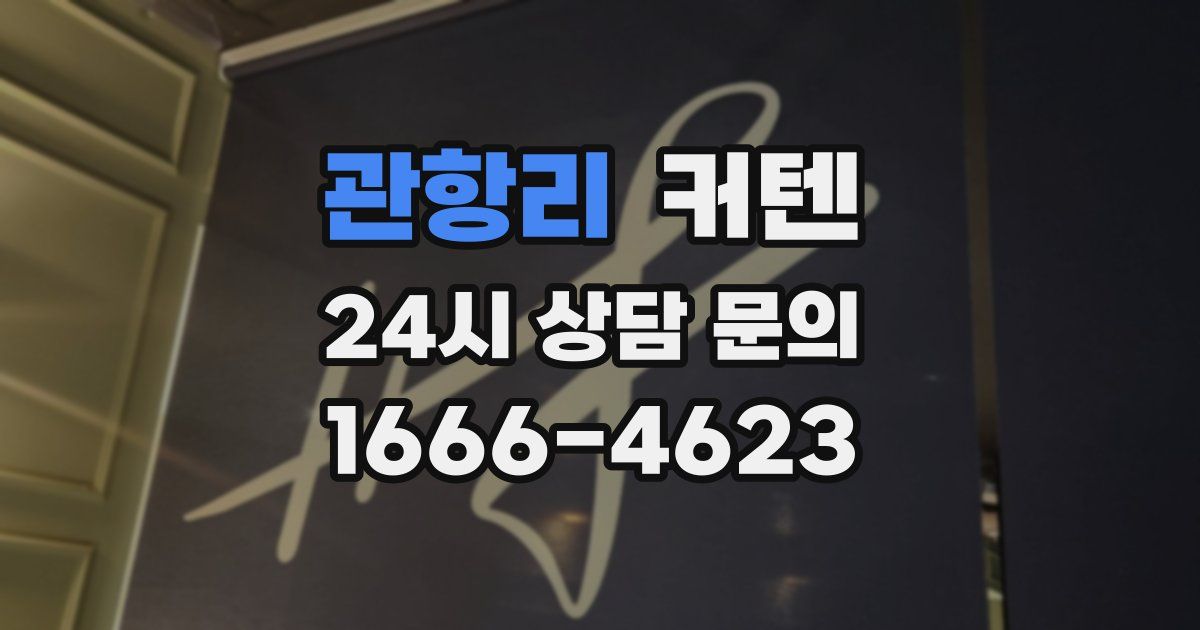 관항리 커텐