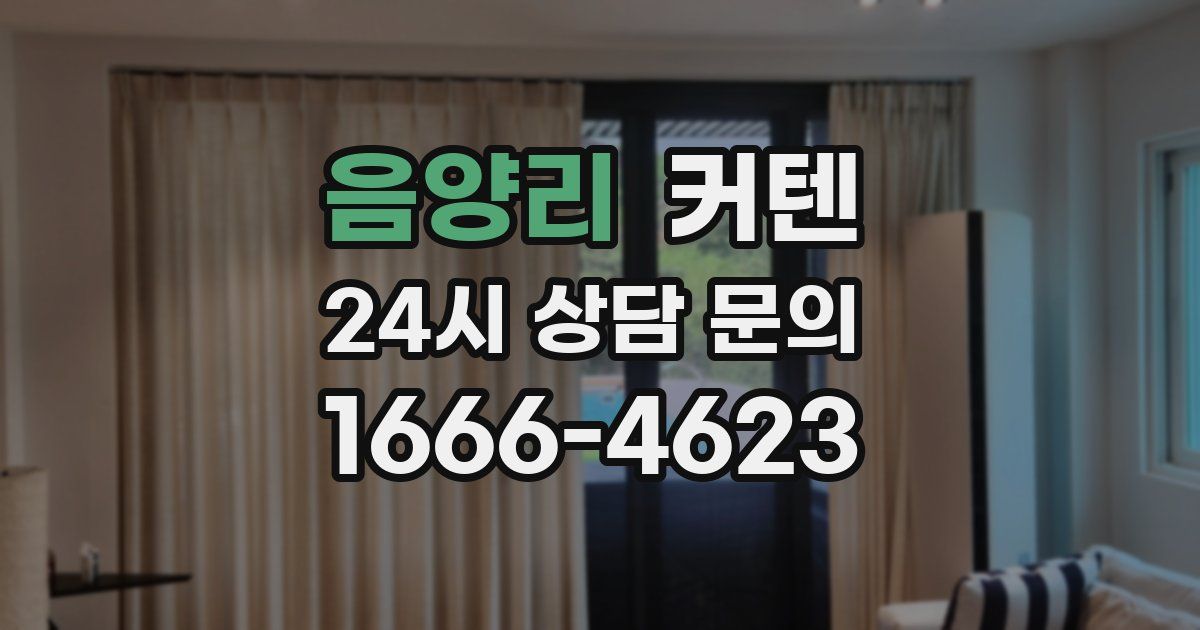 음양리 커텐