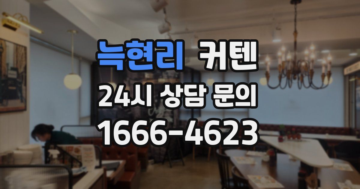 늑현리 커텐