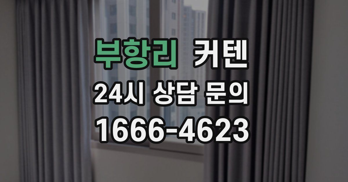 부항리 커텐