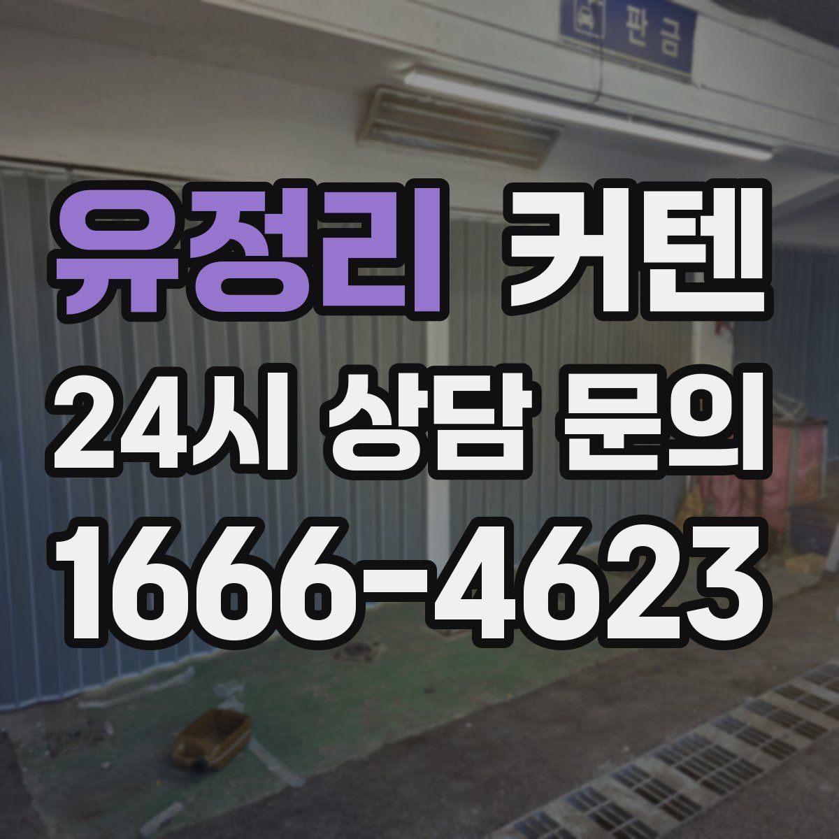 유정리 커텐