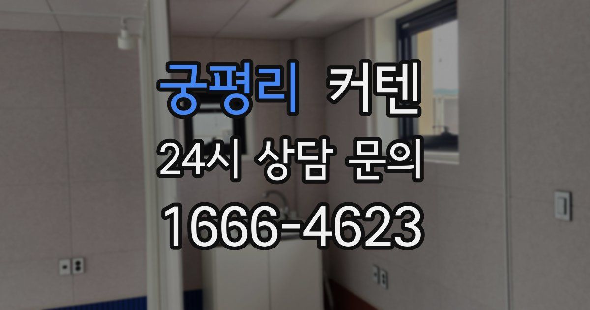 궁평리 커텐