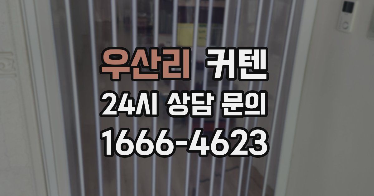 우산리 커텐