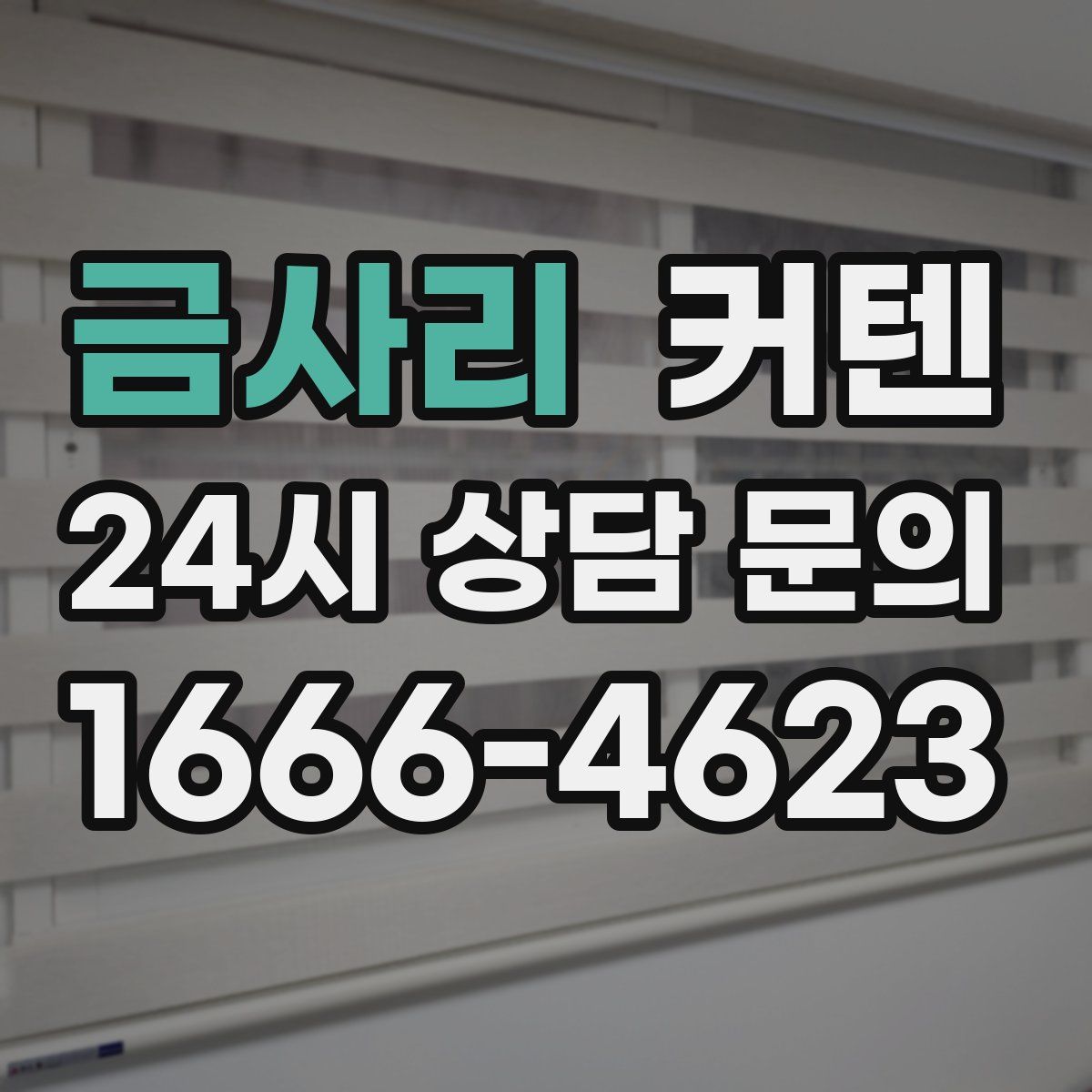 금사리 커텐