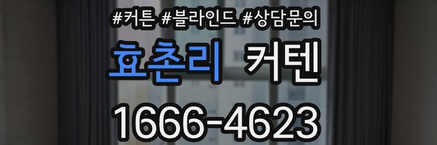 효촌리 커텐