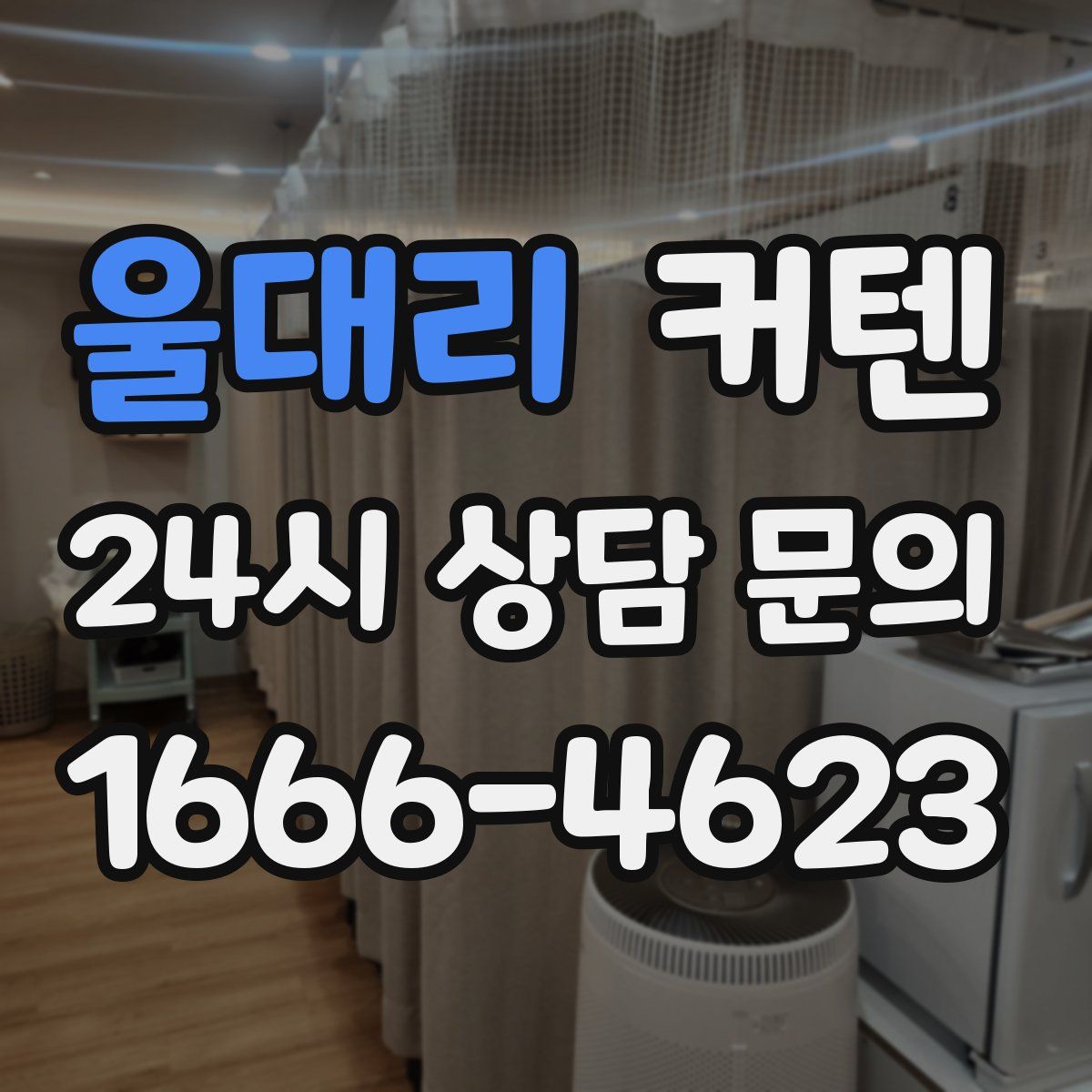 울대리 커텐