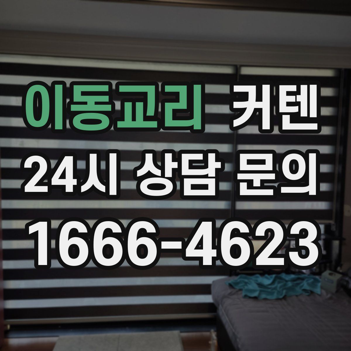 이동교리 커텐