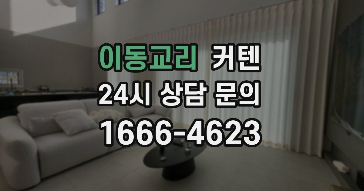 이동교리 커텐
