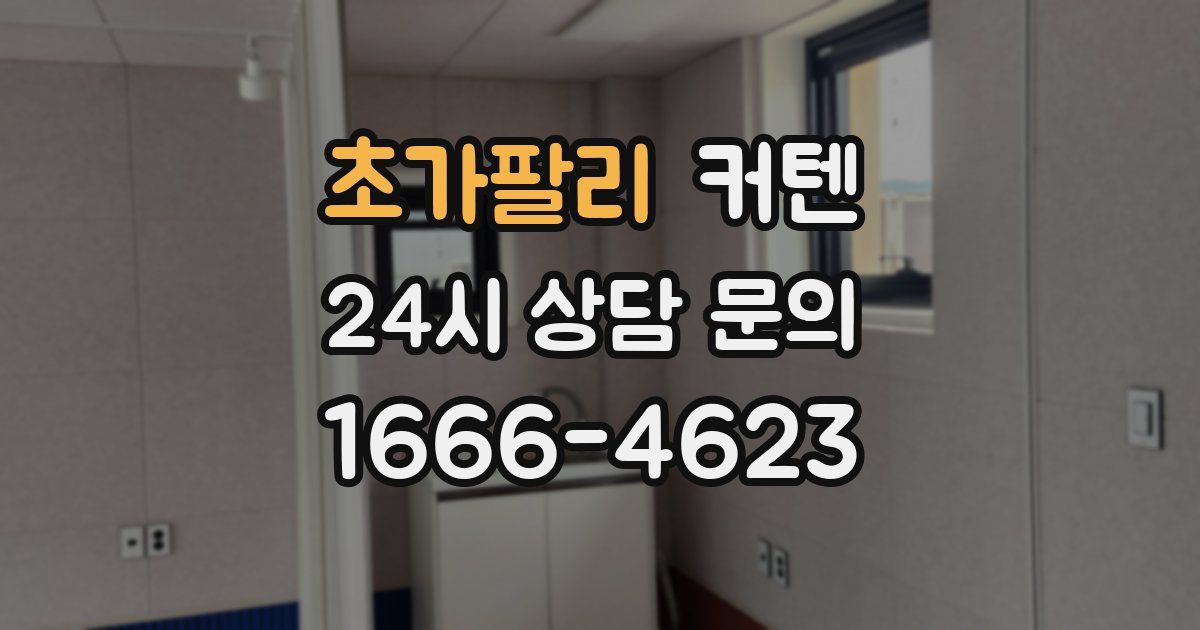 초가팔리 커텐