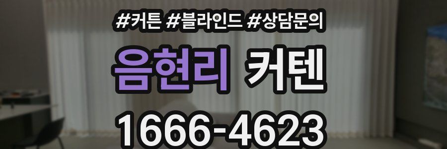 음현리 커텐