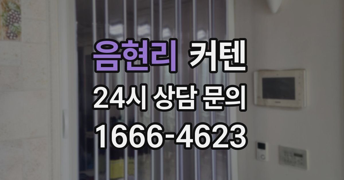 음현리 커텐
