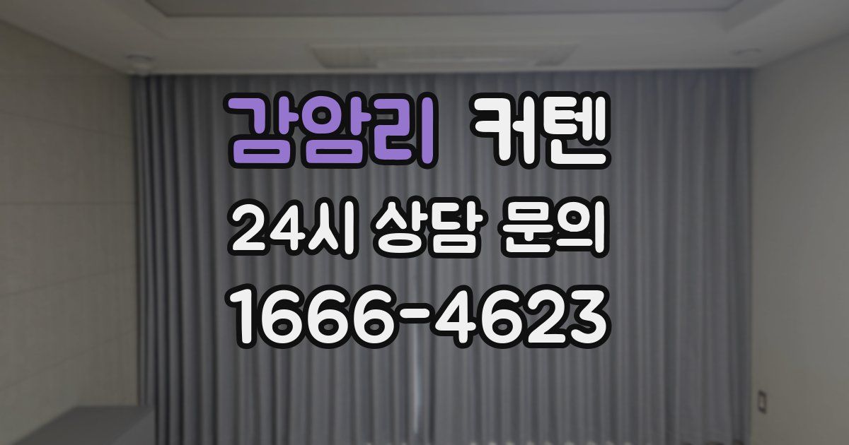 감암리 커텐