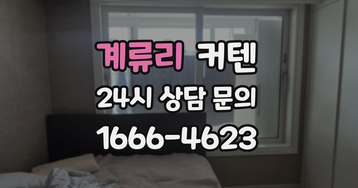 계류리 커텐