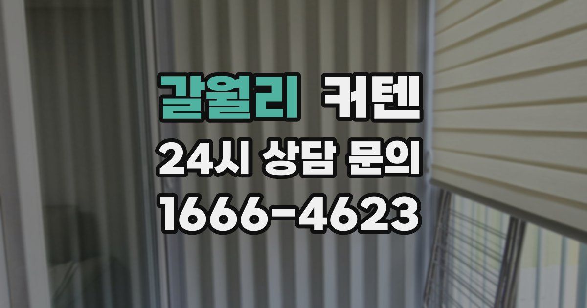 갈월리 커텐