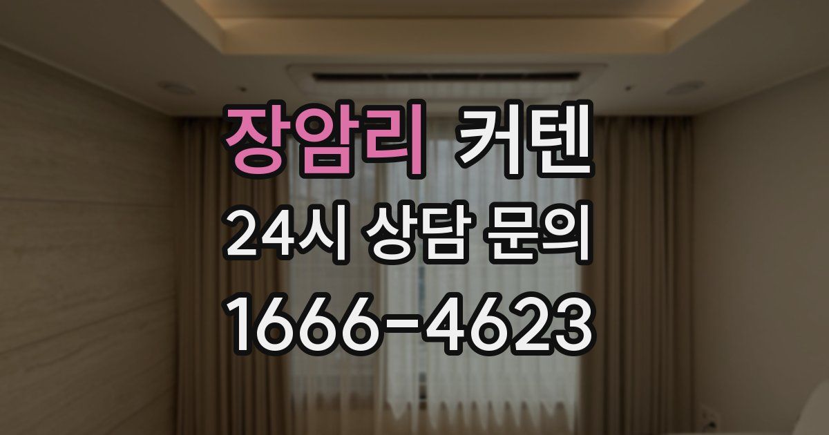 장암리 커텐