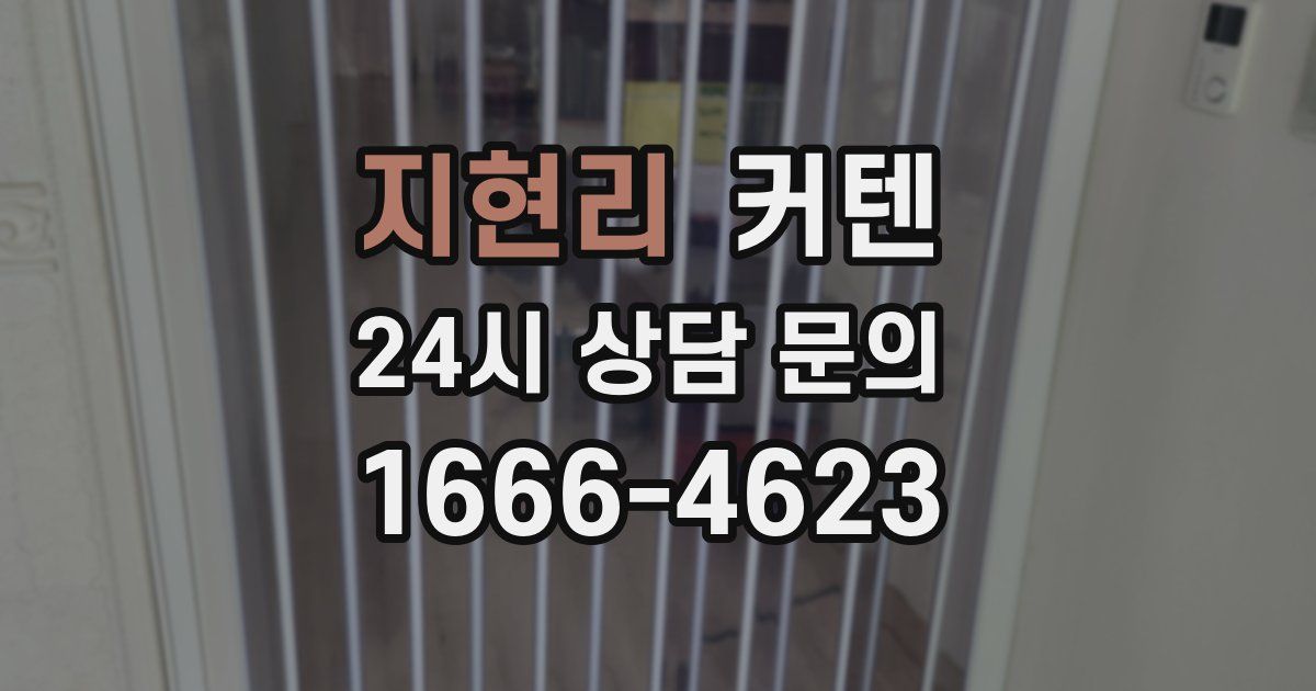 지현리 커텐