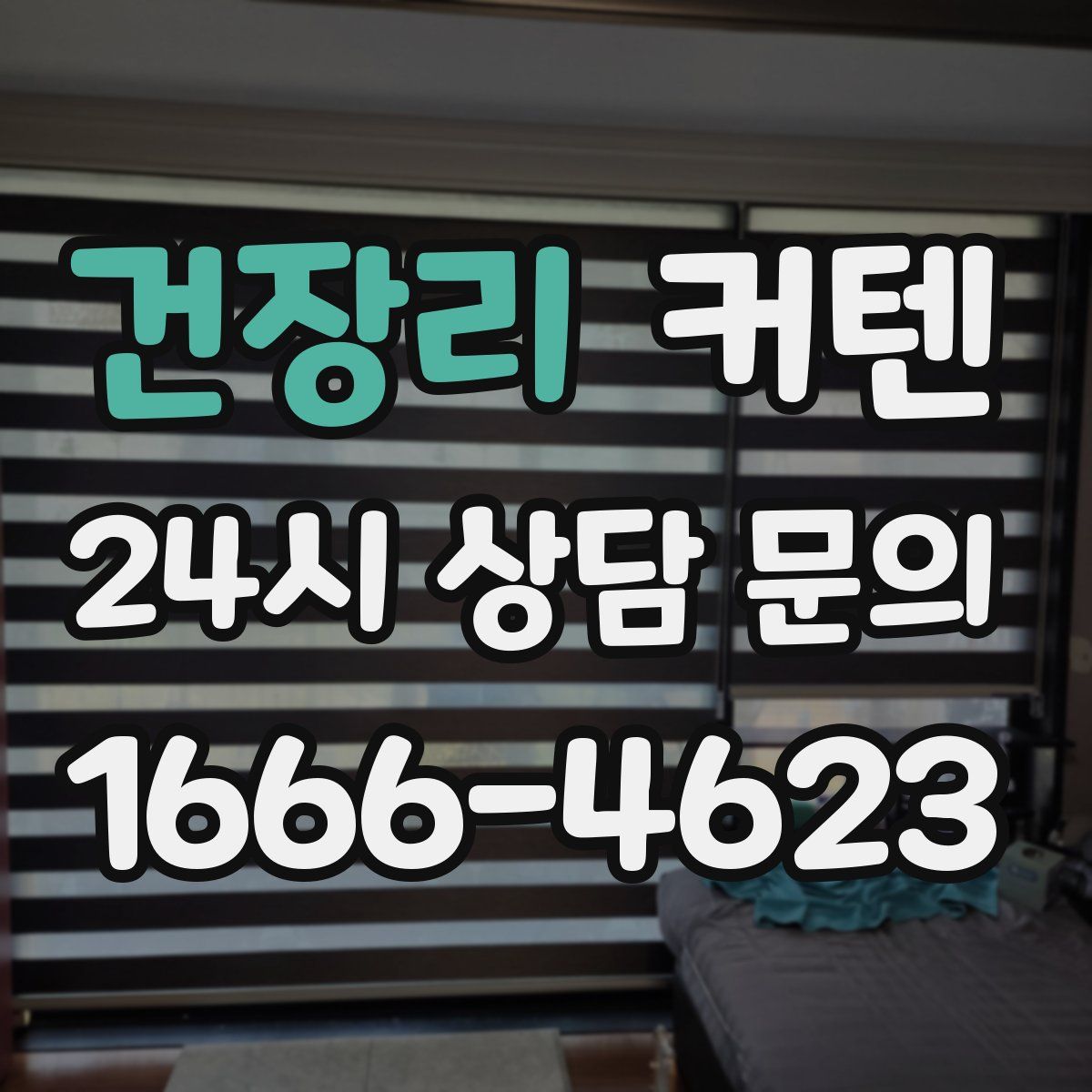 건장리 커텐